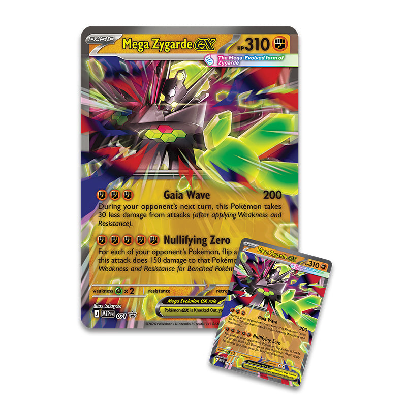 Mega Zygarde Ex Premium Collection Box Limit of 1 Per Person
