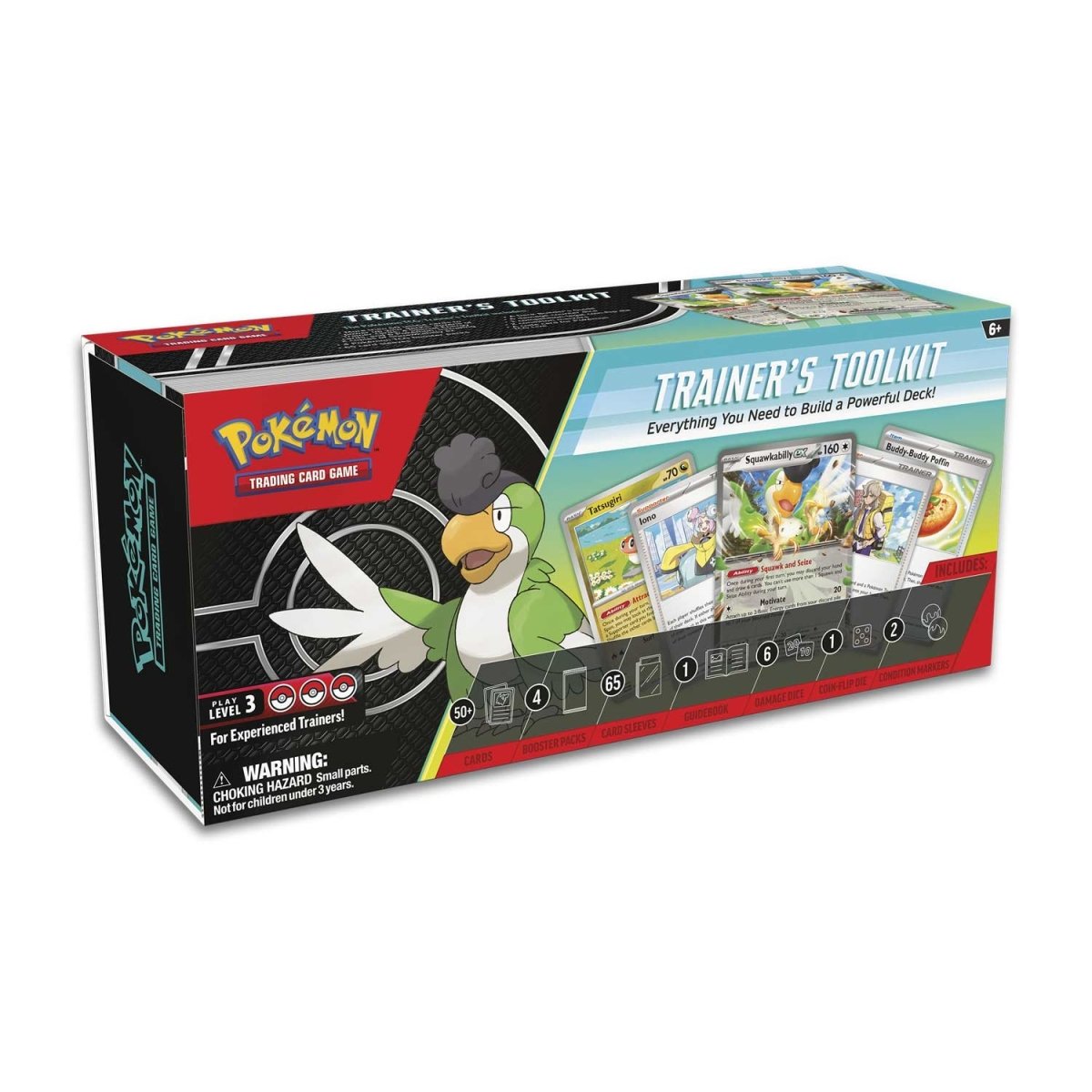 Trainer Toolkit 2024 - 4 Booster Packs, 50 Card Deck, and Accessories