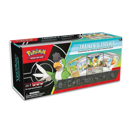 Trainer Toolkit 2024 - 4 Booster Packs, 50 Card Deck, and Accessories