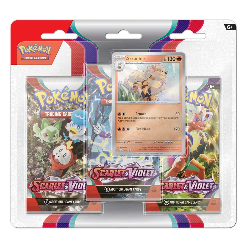 Scarlet & Violet 3 Pack Blister