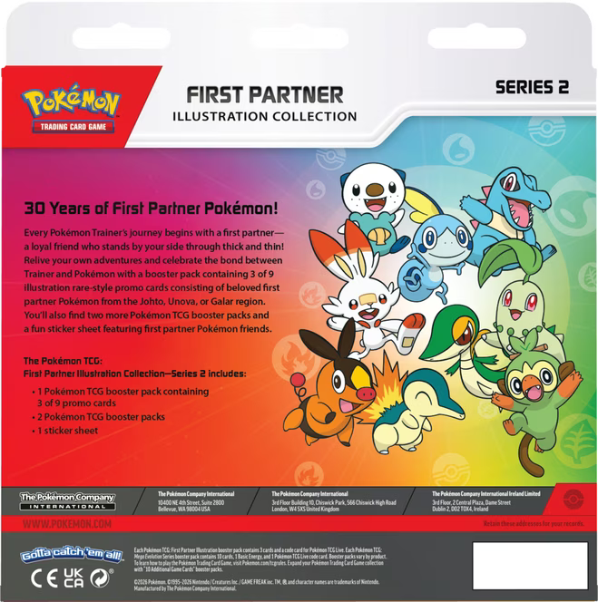 Pokemon First Partner Illustration Collection Series 2