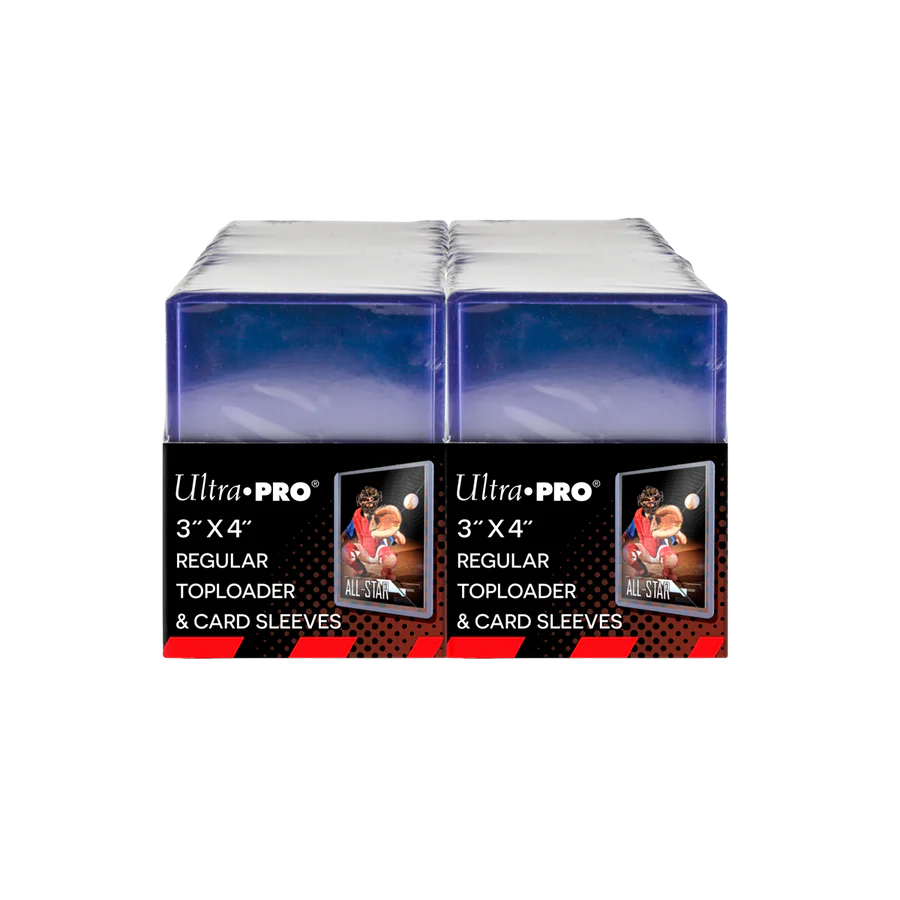 Ultra Pro Premium Top Loader and Soft Sleeve Combo 3x4 Clear Hard Sleeves 200 Count for Standard Size Cards