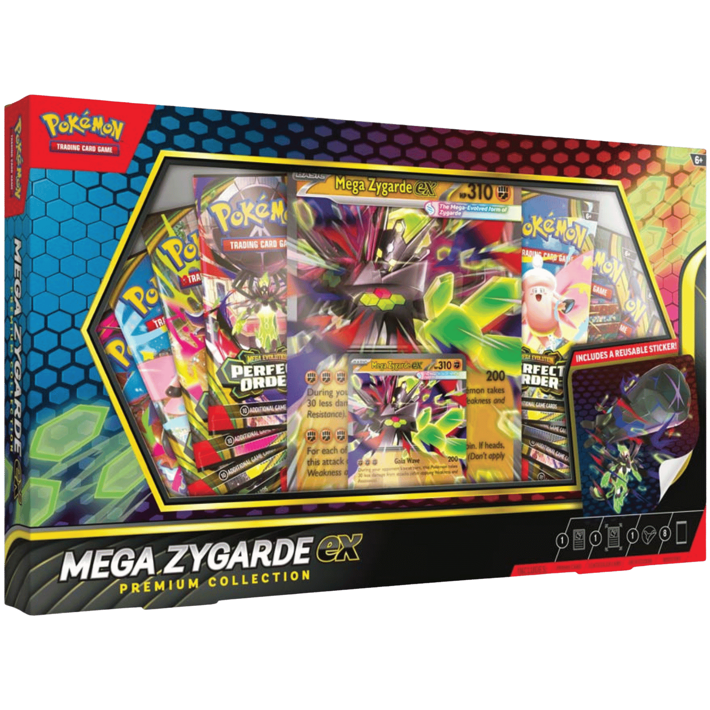 Mega Zygarde Ex Premium Collection Box Limit of 1 Per Person
