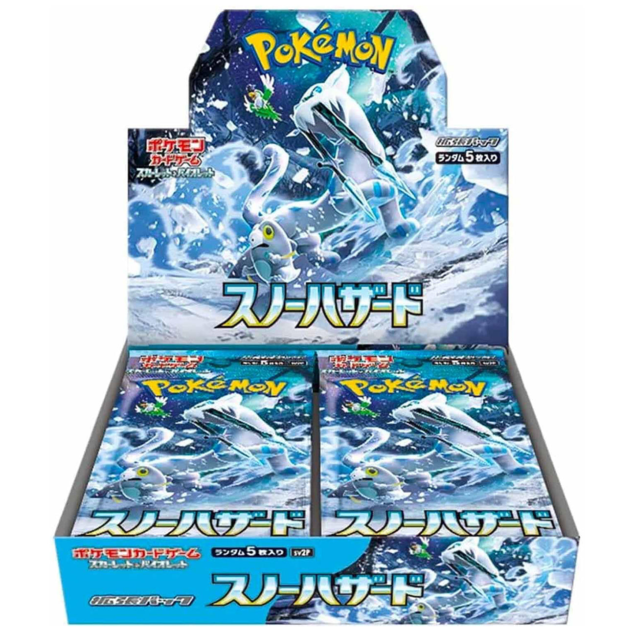 Pokemon TCG Snow Hazard Japanese Live Opening Booster Box or Booster Pack (30 Packs and 5 Cards per Pack)