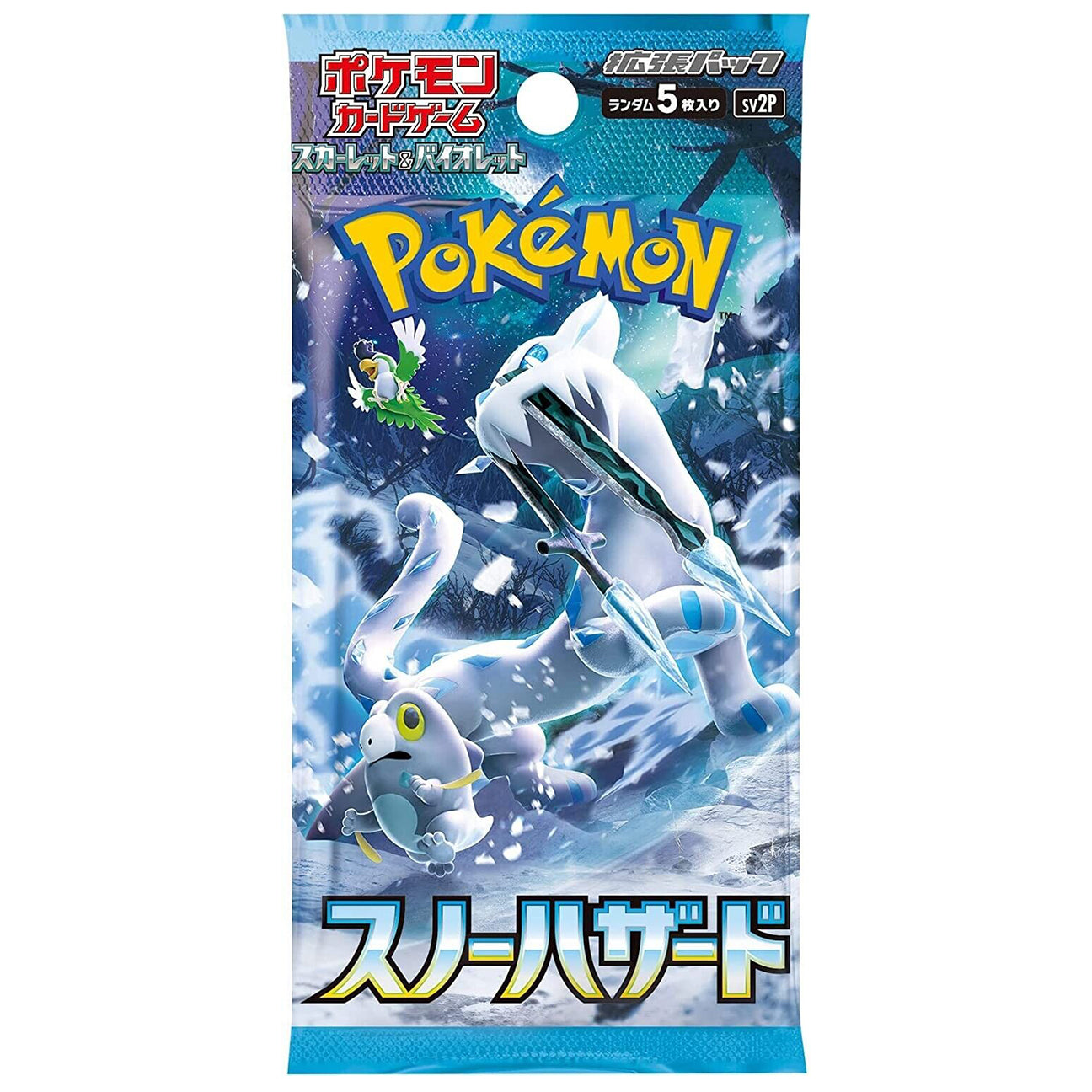 Pokemon TCG Snow Hazard Japanese Live Opening Booster Box or Booster Pack (30 Packs and 5 Cards per Pack)