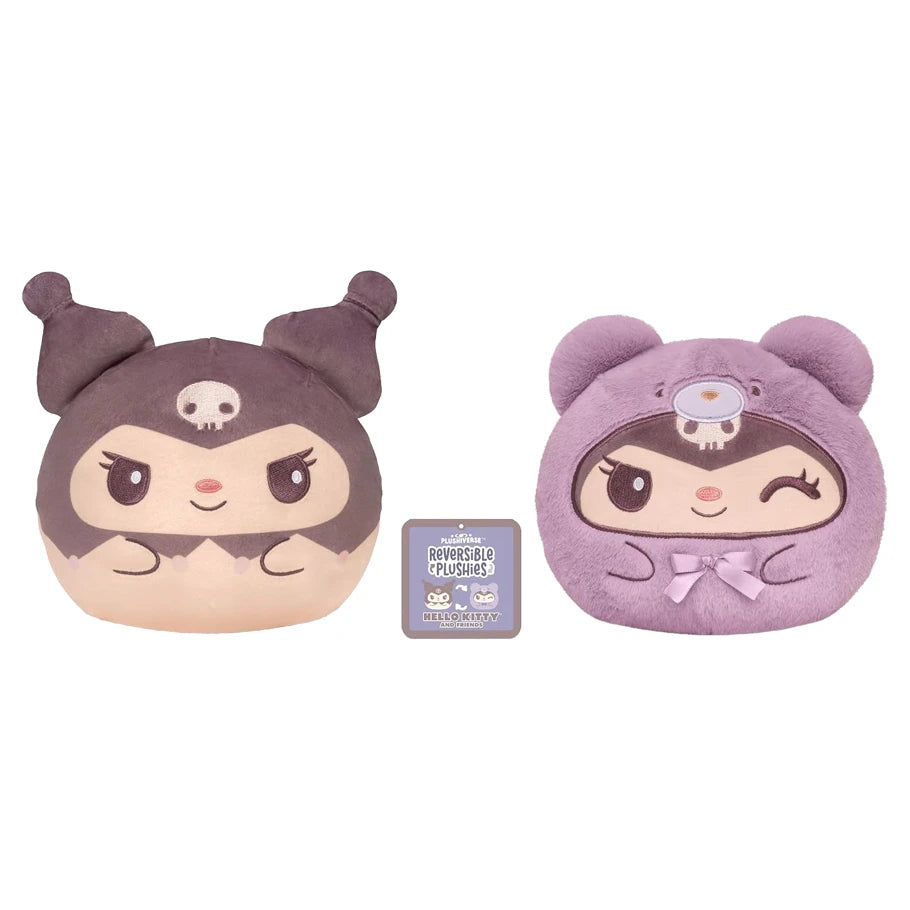 Sanrio Kuromi Bear Reversible Plushie 6"