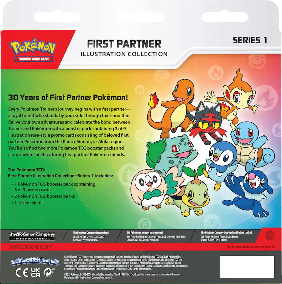Pokemon First Partner Illustration Collection (Limit of 1)