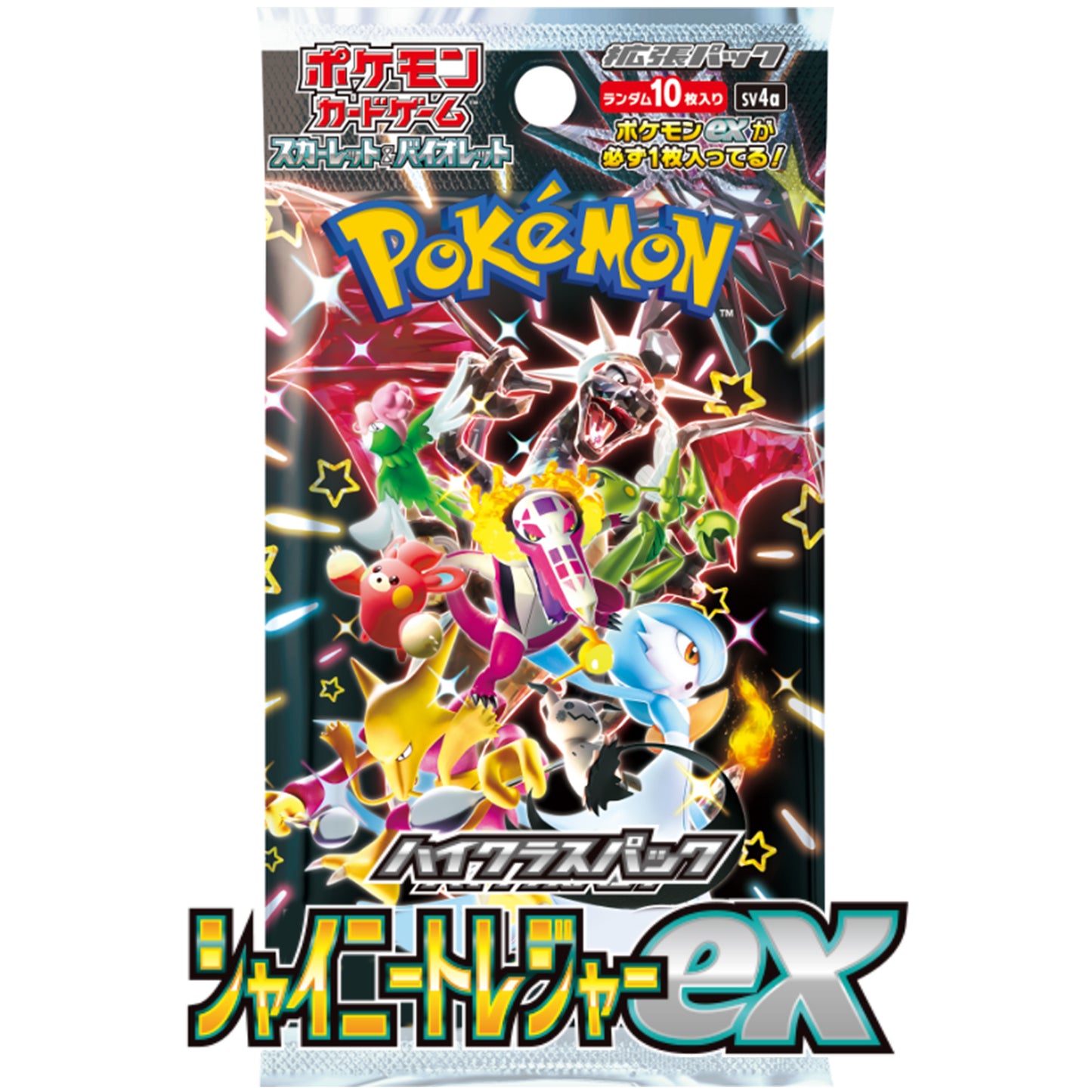 Shiny Treasure EX Japanese Booster Pack (10 cards per pack)