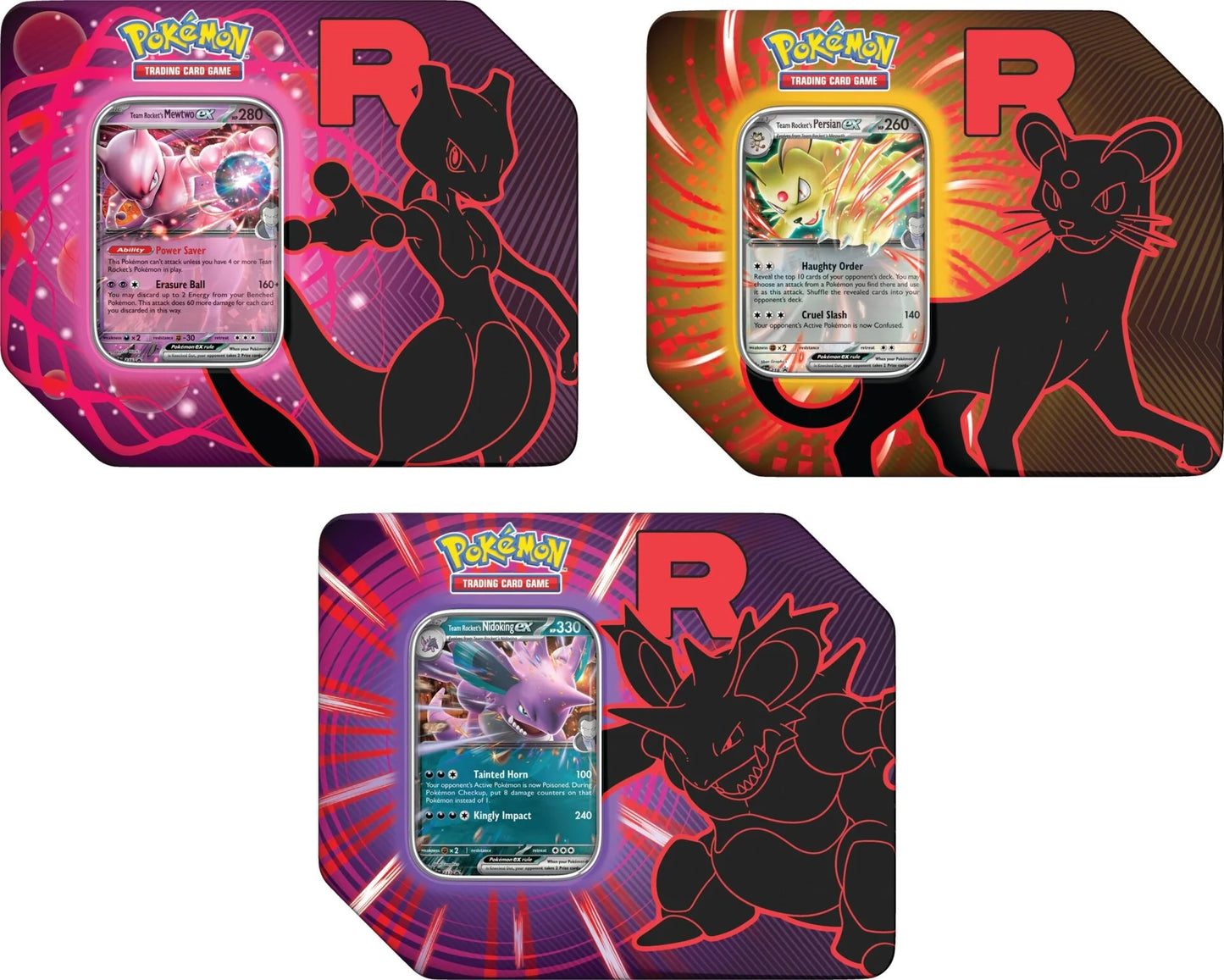 Team Rocket 5 Pack Tin with Promo Card Limit of 1 per Person