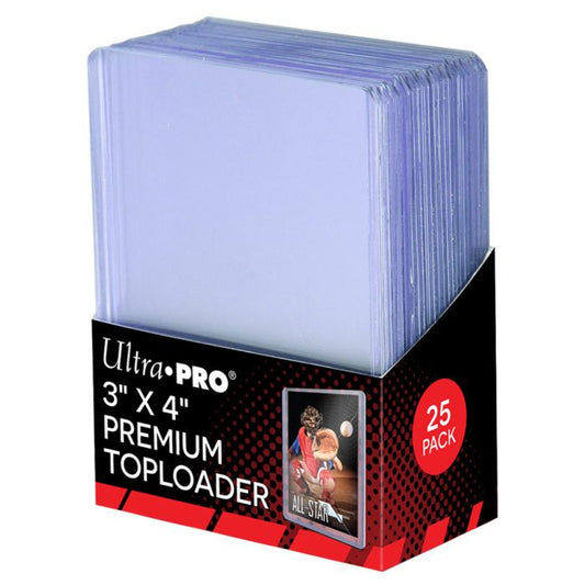 Ultra Pro Premium Top Loaders 3x4 Hard Sleeves 25 Count